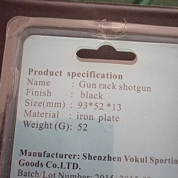 Gun hangers NWOT - Picture 3 of 6